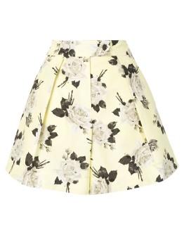 floral-print tailored shorts