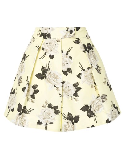 floral-print tailored shorts