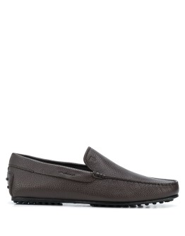 leather driving loafers