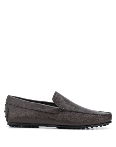 leather driving loafers