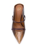 Maureen snakeskin effect mules 