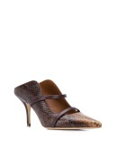 Maureen snakeskin effect mules 