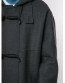 hooded duffle coat