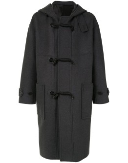 hooded duffle coat