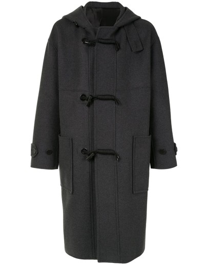 hooded duffle coat
