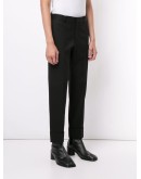 mid-rise tailored trousers