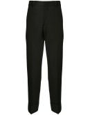 mid-rise tailored trousers