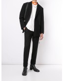 mid-rise tailored trousers