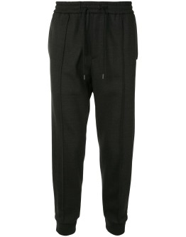 drawstring cropped trousers