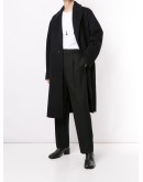 belted straight leg trousers
