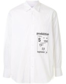patch front cotton shirt