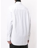 patch front cotton shirt
