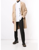 patch front cotton shirt