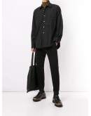cotton chest pocket shirt