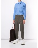 pleated chest pocket shirt