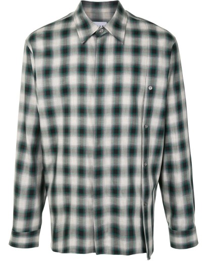 faded plaid shirt