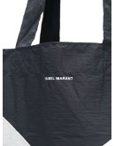Woom metallic shopper tote