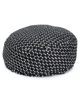 Sancha sequined pillbox hat