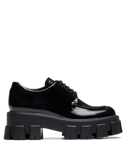 chunky sole derby shoes
