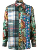 patchwork style shirt 