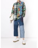 patchwork style shirt 
