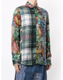 patchwork style shirt 