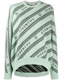 all-over logo jumper