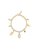 multi-charm bracelet