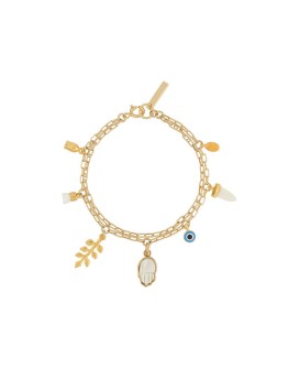 multi-charm bracelet