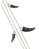 Aimable multi horn chain necklace