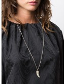 buffalo horn pendant necklace