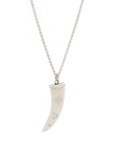 buffalo horn pendant necklace