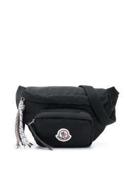 zip pocket belt bag with rope detailing