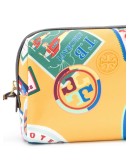 Perry Travel-print cosmetic bag