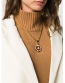 Mother and Child rotary pendant necklace