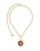 Mother and Child rotary pendant necklace