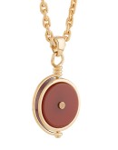 Mother and Child rotary pendant necklace