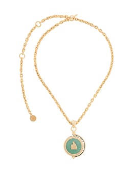 Mother and Child rotary pendant necklace