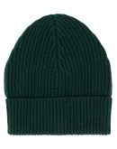 ribbed wool beanie hat