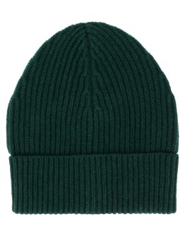 ribbed wool beanie hat
