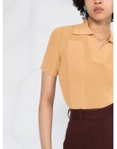 knitted polo shirt