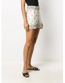 bandana-print cotton shorts