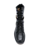 leather lace-up boots