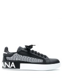 logo low-top trainers