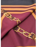 Sandra Equestrian-print silk scarf