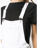 buttoned slim-fit jumpsuit 