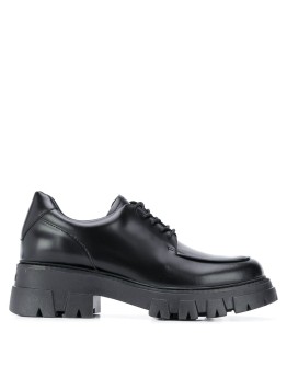 platform lace-up shoes