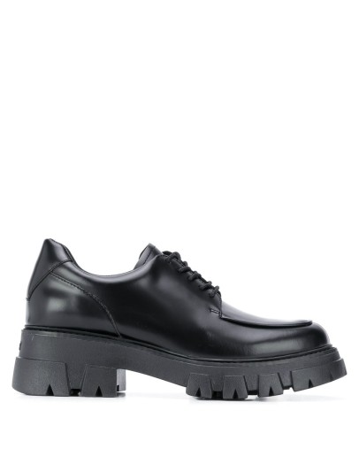 platform lace-up shoes