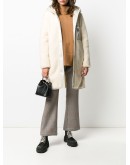 padded shearling coat 