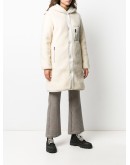 padded shearling coat 
